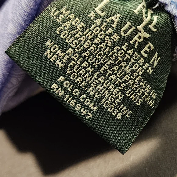 Vintage Ralph Lauren Elegant Blue Paisley Sheet Set - Picture 3 of 4